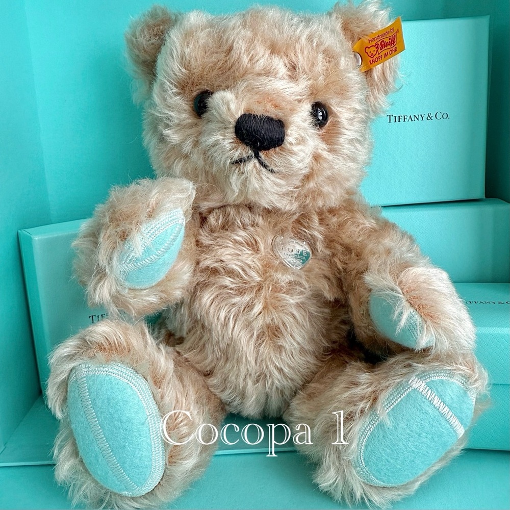 ❤️ Tiffany & Co.❤️ x Steiff RARE Teddy Bear Stuffed Animal 🧸